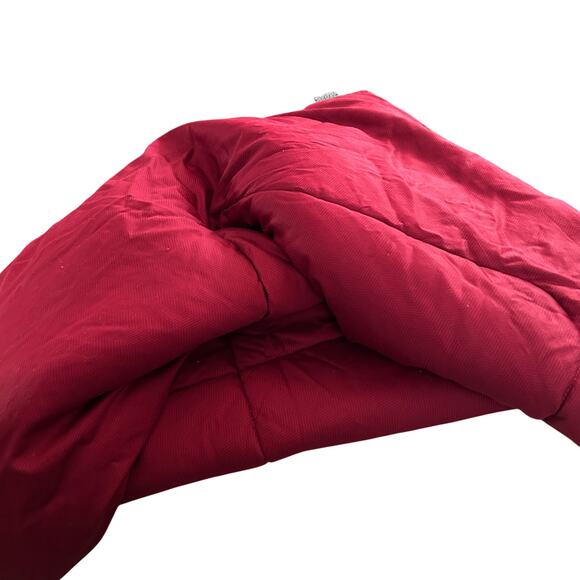 Vintage Ralph Lauren Abenhall King Comforter Reversible Red Gold Paisley - Picture 5 of 8